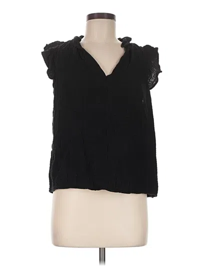 Pre-owned Old Navy Sleeveless Blouse In Black