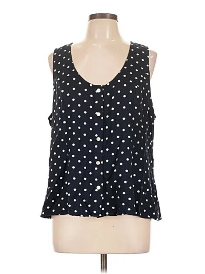 Pre-owned Old Navy Sleeveless Blouse In Black