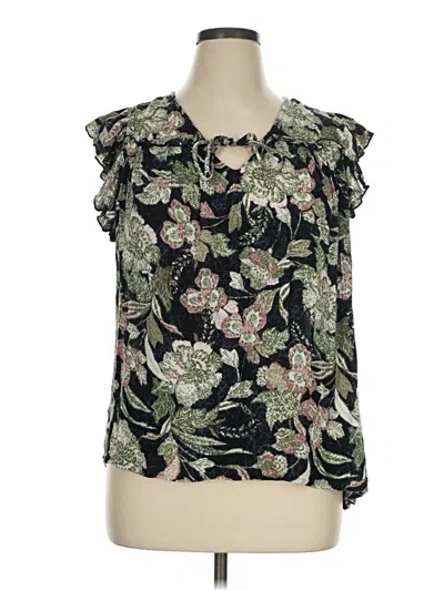 Pre-owned Old Navy Sleeveless Blouse In Black