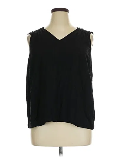 Pre-owned Old Navy Sleeveless Blouse In Black