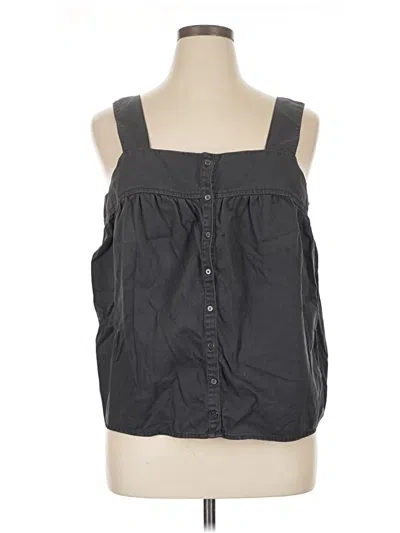 Pre-owned Old Navy Sleeveless Blouse In Black