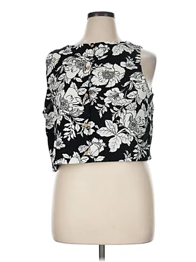 Pre-owned Old Navy Sleeveless Blouse In Black