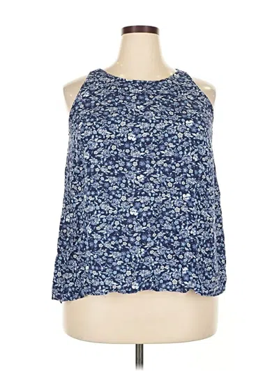 Pre-owned Old Navy Sleeveless Blouse In Blue