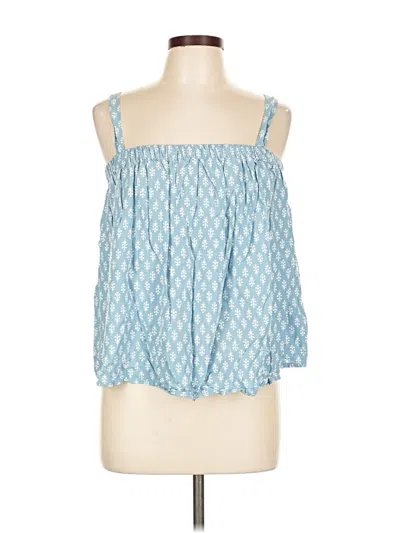 Pre-owned Old Navy Sleeveless Blouse In Blue