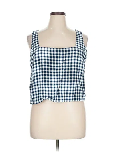 Pre-owned Old Navy Sleeveless Blouse In Blue
