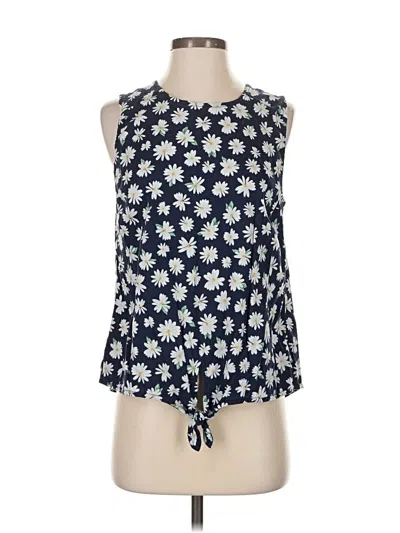 Pre-owned Old Navy Sleeveless Blouse In Blue