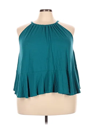 Pre-owned Old Navy Sleeveless Blouse In Blue