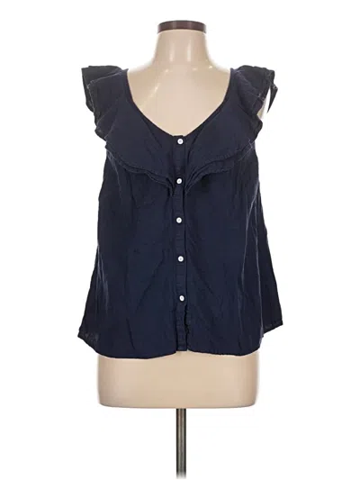 Pre-owned Old Navy Sleeveless Blouse In Blue