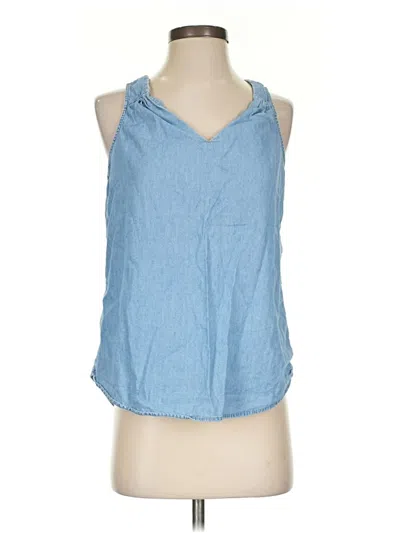 Pre-owned Old Navy Sleeveless Blouse In Blue