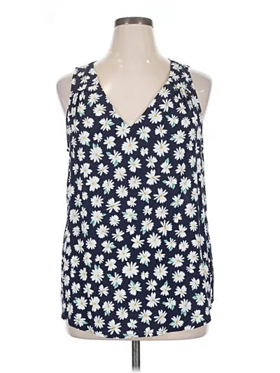 Pre-owned Old Navy Sleeveless Blouse In Blue