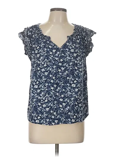 Pre-owned Old Navy Sleeveless Blouse In Blue