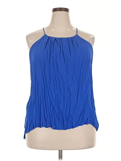 Pre-owned Old Navy Sleeveless Blouse In Blue