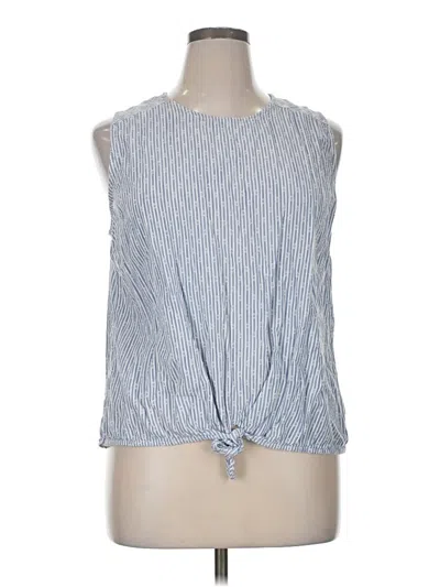 Pre-owned Old Navy Sleeveless Blouse In Blue