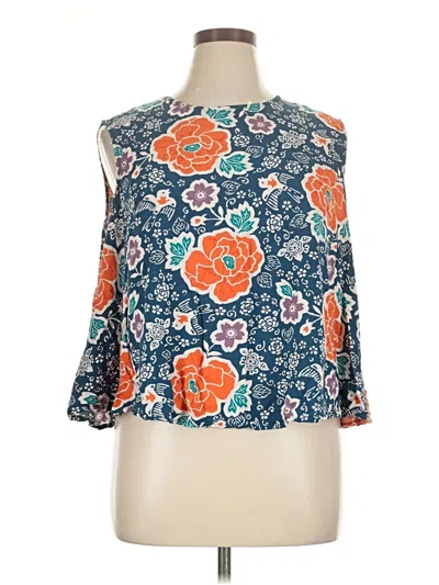 Pre-owned Old Navy Sleeveless Blouse In Blue