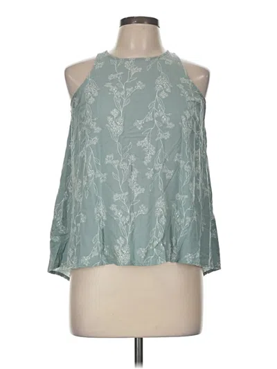 Pre-owned Old Navy Sleeveless Blouse In Blue