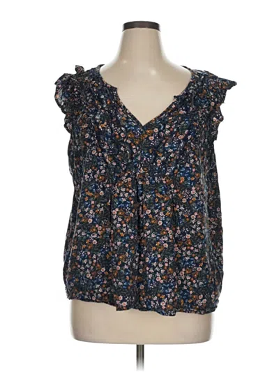 Pre-owned Old Navy Sleeveless Blouse In Blue