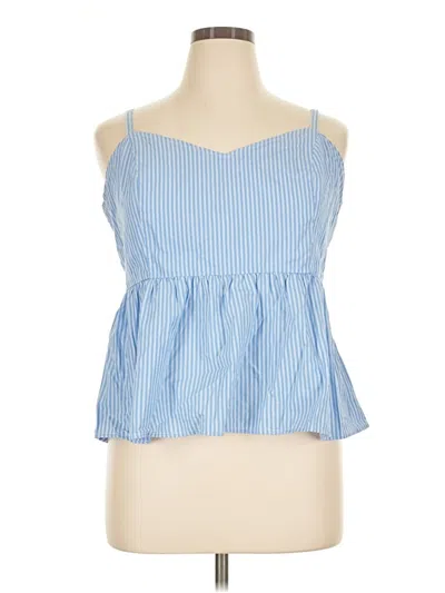Pre-owned Old Navy Sleeveless Blouse In Blue