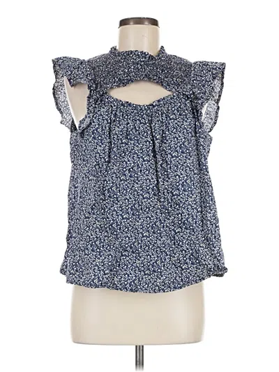 Pre-owned Old Navy Sleeveless Blouse In Blue