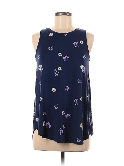 Pre-owned Old Navy Sleeveless Blouse In Blue