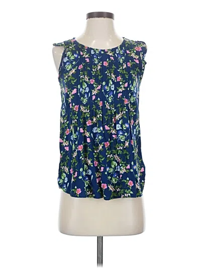 Pre-owned Old Navy Sleeveless Blouse In Blue