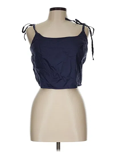 Pre-owned Old Navy Sleeveless Blouse In Blue