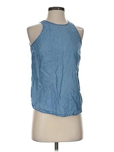 Pre-owned Old Navy Sleeveless Blouse In Blue