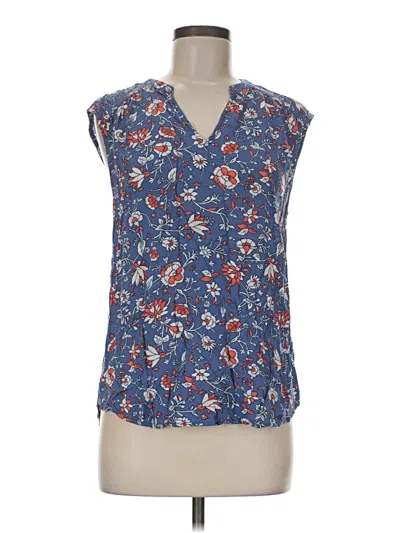 Pre-owned Old Navy Sleeveless Blouse In Blue