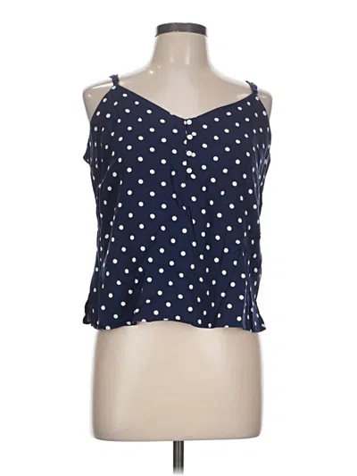 Pre-owned Old Navy Sleeveless Blouse In Blue