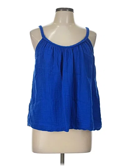 Pre-owned Old Navy Sleeveless Blouse In Blue