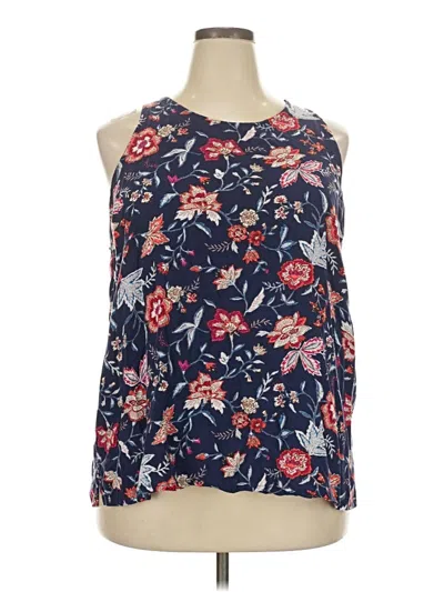 Pre-owned Old Navy Sleeveless Blouse In Blue