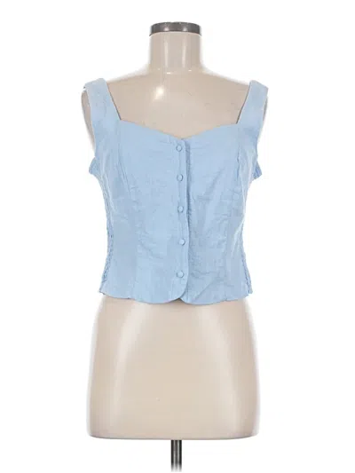 Pre-owned Old Navy Sleeveless Blouse In Blue