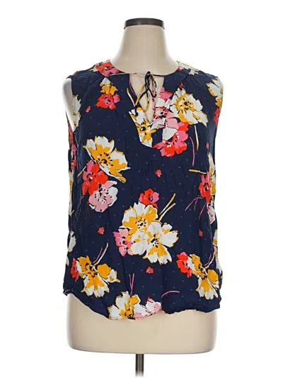 Pre-owned Old Navy Sleeveless Blouse In Blue