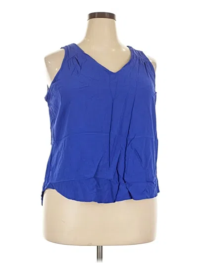 Pre-owned Old Navy Sleeveless Blouse In Blue