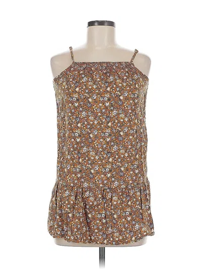 Pre-owned Old Navy Sleeveless Blouse In Brown