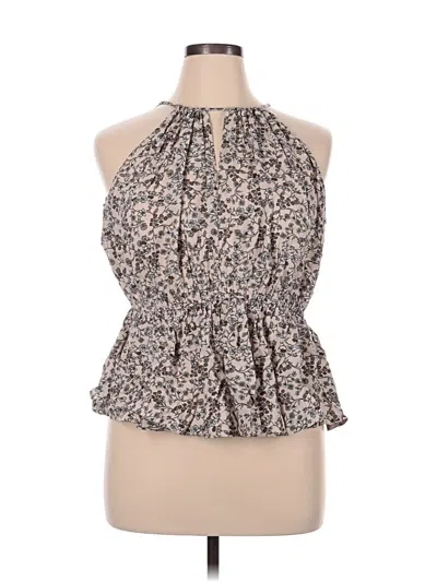 Pre-owned Old Navy Sleeveless Blouse In Brown