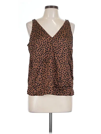 Old Navy Sleeveless Blouse In Brown