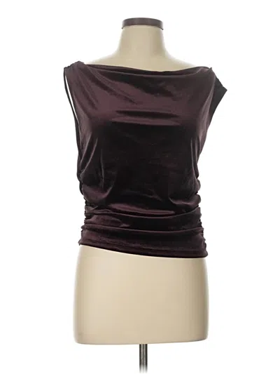 Pre-owned Old Navy Sleeveless Blouse In Burgundy