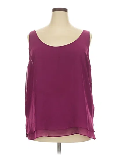 Pre-owned Old Navy Sleeveless Blouse In Burgundy