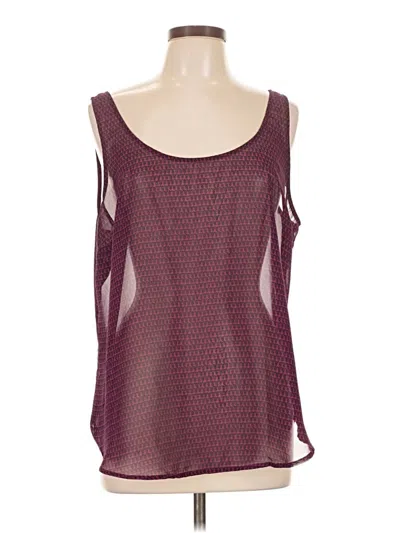Pre-owned Old Navy Sleeveless Blouse In Burgundy