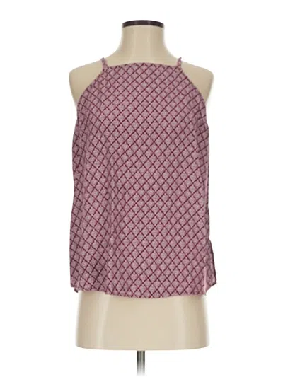 Pre-owned Old Navy Sleeveless Blouse In Burgundy