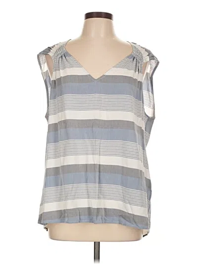 Pre-owned Old Navy Sleeveless Blouse In Gray