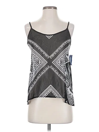 Old Navy Sleeveless Blouse In Gray