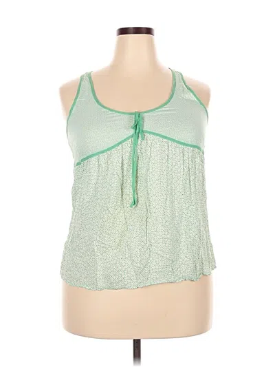 Pre-owned Old Navy Sleeveless Blouse In Green
