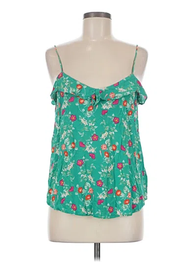 Pre-owned Old Navy Sleeveless Blouse In Green