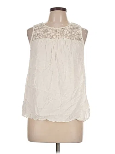 Pre-owned Old Navy Sleeveless Blouse In Ivory