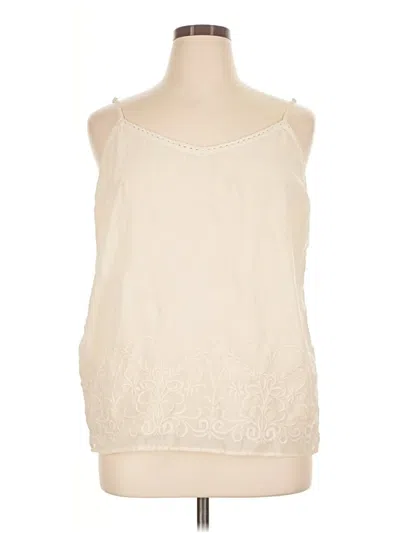 Pre-owned Old Navy Sleeveless Blouse In Ivory