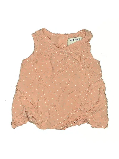 Pre-owned Old Navy Kids' Sleeveless Blouse In Orange