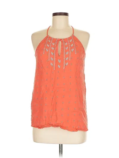 Pre-owned Old Navy Sleeveless Blouse In Orange