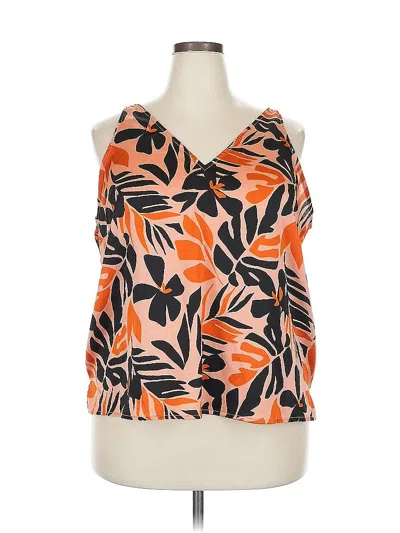 Pre-owned Old Navy Sleeveless Blouse In Orange