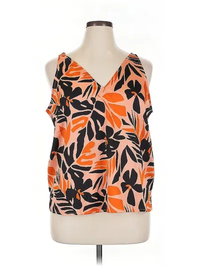 Pre-owned Old Navy Sleeveless Blouse In Orange